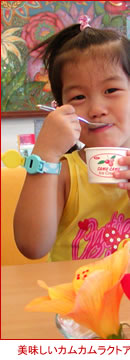美味しいカムカムアイスクリームは子供さんにも大人気!
